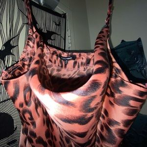pink leopard slip dress 🌸🎀
